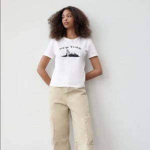 NWT ZARA NEW YORK NY T-SHIRT